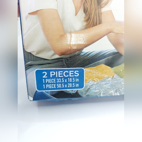2 Vacuum Seal Bags. The Original Space Saving Solution! Reduce volume up to 80% - Picture 2 of 6